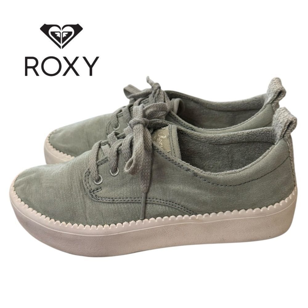 Roxy Surf Shaka Women's Mint Green Platform Sneakers 6